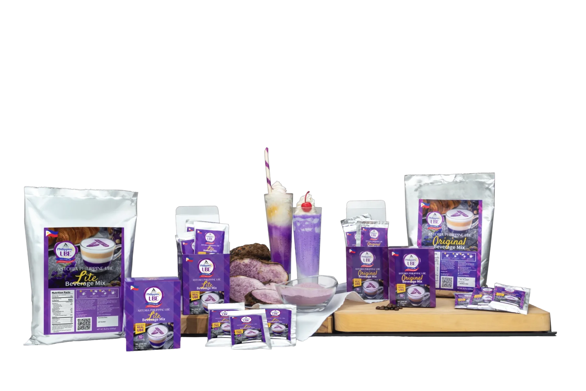 Astoria-ACES Original and Lite Ube Beverage Mix